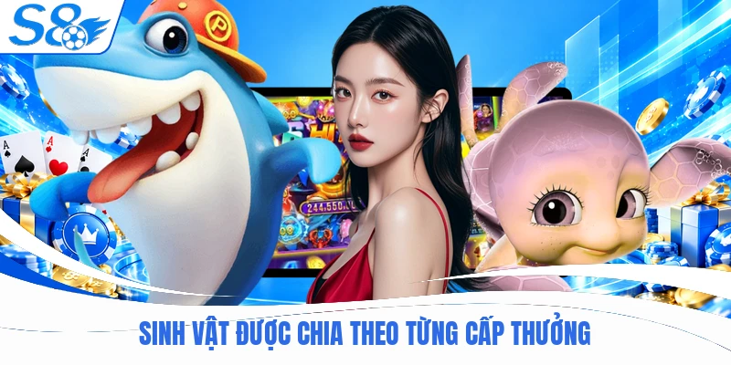 Sinh vật được chia theo từng cấp thưởng